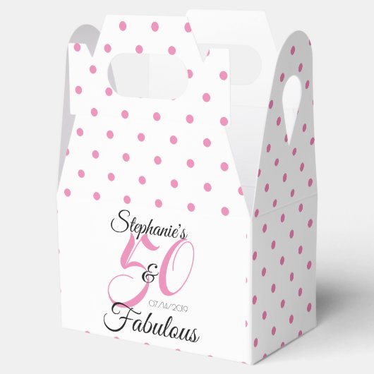 50 en Fabulous Personalized Birthday Party Bedankdoosjes (Geopend)