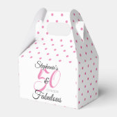 50 en Fabulous Personalized Birthday Party Bedankdoosjes (Voorkant Zijde)
