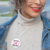 50 en Fabulous Personalized Birthday Party Ronde Button 5,7 Cm