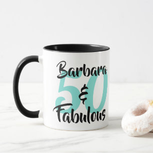 50 en Fabulous Persoonlijk Verjaardagsfeest Mok