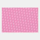 50 en Fabulous Pink Gepersonaliseerde Verjaardagsf Inpakpapier Vel (Voorkant 2)