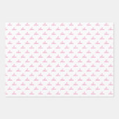 50 en Fabulous Pink Gepersonaliseerde Verjaardagsf Inpakpapier Vel (Voorkant)