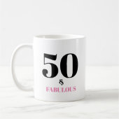 50 en Fabulous Pink Mok (Links)