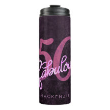 50 en Fabulous | Plum Paarse en roze grunge