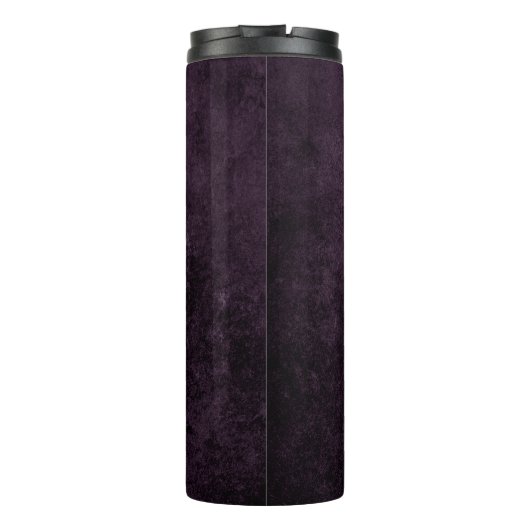 50 en Fabulous | Plum Paarse en roze grunge Thermosbeker (Achterkant)