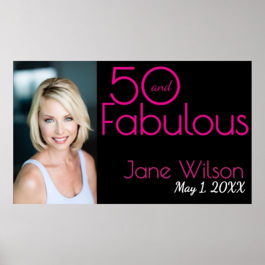50 en Fabulous Poster (Voorkant)