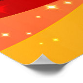 50 en Fabulous Rainbow 50th Birthday Party Poster (Hoek)