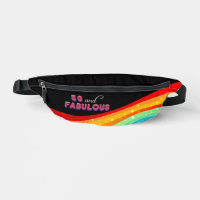 50 en Fabulous Rainbow Sparkle 50ste verjaardag