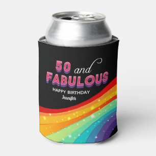 50. en Fabulous Rainbow Sparkle Birthday Party Blikjeskoeler