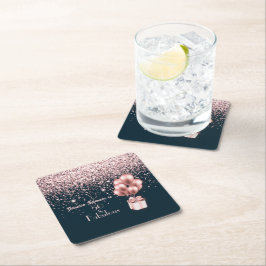  50 en Fabulous Roos Gold 50e verjaardag Kartonnen Onderzetters