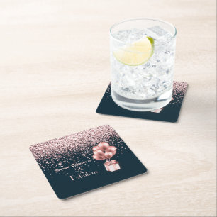  50 en Fabulous Roos Gold 50e verjaardag Kartonnen Onderzetters