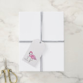 50 en Fabulous Roze Flamingo Custom Onderzetters Cadeaulabel (Met Touw)
