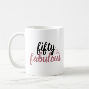 50 En Fabulous Roze Roze Verjaardag Koffiemok