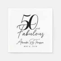 50 en Fabulous Script 50ste verpartij
