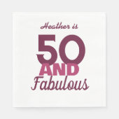 50 en Fabulous Servet (Voorkant)