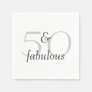 50 en Fabulous Servetten