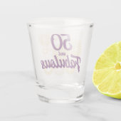 50 en Fabulous Shot Glas (Achterkant)