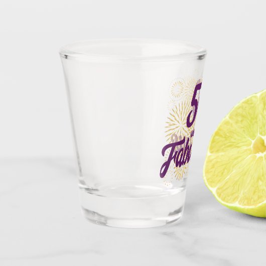 50 en Fabulous Shot Glas (Links)