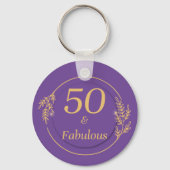 50 en Fabulous Sleutelhanger (Voorkant)