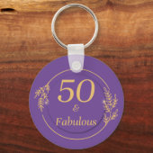 50 en Fabulous Sleutelhanger (Voorkant)