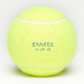 50 en Fabulous/Sports 50th Birthday Tennisballen (Achterkant)