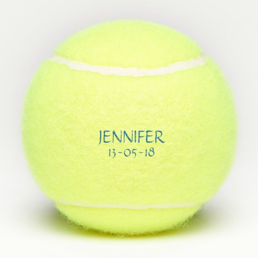 50 en Fabulous/Sports 50th Birthday Tennisballen (Achterkant)