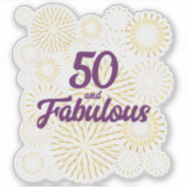 50 en Fabulous Sticker (Voorkant)