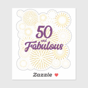 50 en Fabulous Sticker