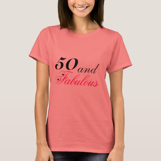 50 en Fabulous T-shirt (Voorkant)