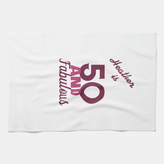 50 en Fabulous Theedoek (Horizontaal)