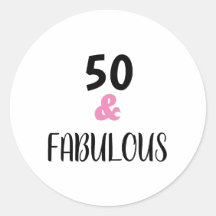 50 En Fabulous Typography Verjaardagsfeest