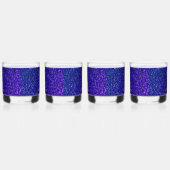 50 En Fabulous Verjaardag Blauw Glitter Gift Set Whisky Glas (Links)