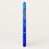 50 En Fabulous verjaardag Deep Blue Ombre Glitteri Case-Mate iPhone Case (Achterkant/links)