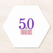 50 en Fabulous Verjaardag