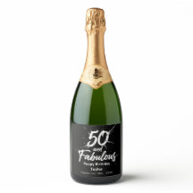 50 en Fabulous Verjaardag Spetterend Moderne Maatw