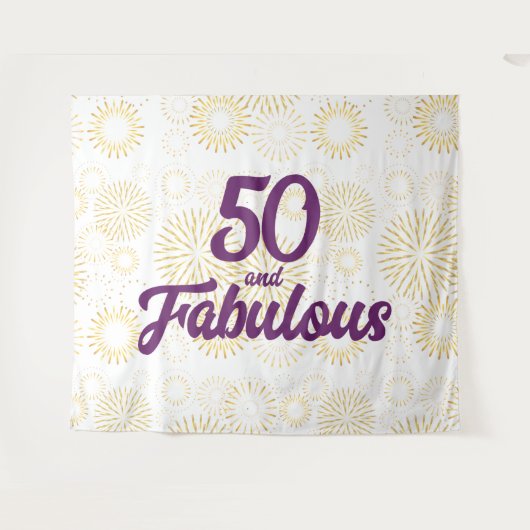 50 en Fabulous Wandkleed (Voorkant (horizontaal))