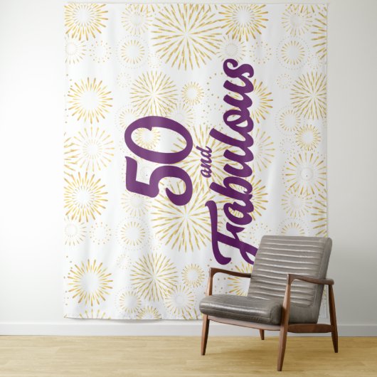 50 en Fabulous Wandkleed (In situ)