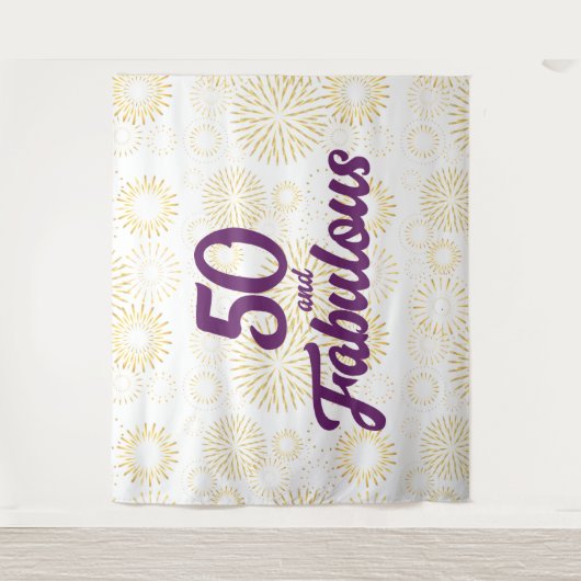 50 en Fabulous Wandkleed (Voorkant)