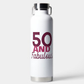 50 en Fabulous Waterfles (Voorkant)