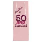 50 en Fabulous Wijn Cadeautas (Achterkant)