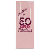 50 en Fabulous Wijn Cadeautas (Voorkant)
