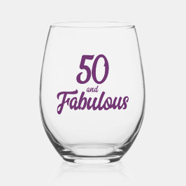 50 en Fabulous Wijnglas Zonder Voet