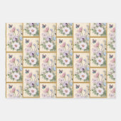50 en Fabulous Wildflower Verjaardag Gift Wrap Inpakpapier Vel (Voorkant)
