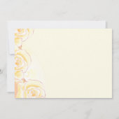 50 en Fabulous Yellow Rose Zwart Horizontaal Kaart (Achterkant)