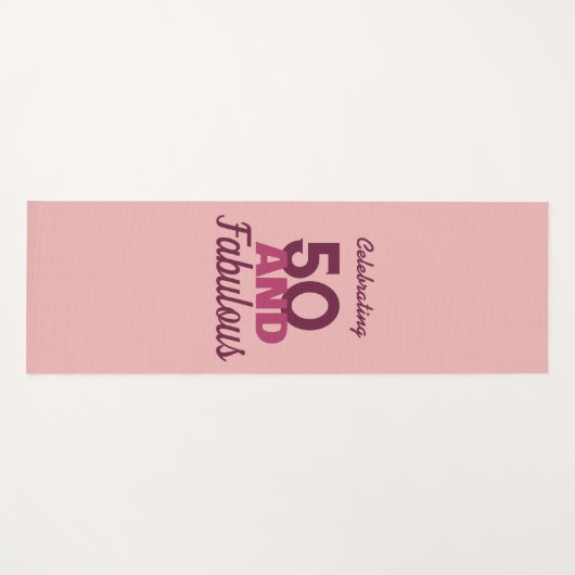 50 en Fabulous Yogamat (Voorkant (horizontaal))