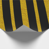 50 en Fabulous Zwart en Goud Cadeaupapier (Hoek)