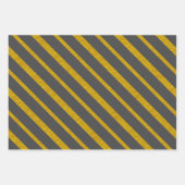 50 en Fabulous Zwart Wit Grijs en Goud Inpakpapier Vel (Voorkant 3)