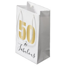 50 en fantastisch in goud en zwart