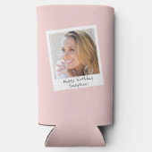 50 en fantastisch MET FOTO, retro verjaardag Seltzer Blikjeskoeler (Achterkant)