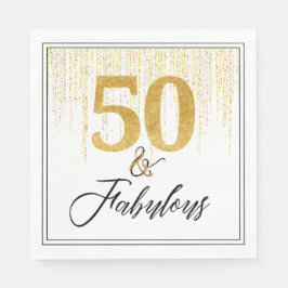 50 en fantastisch met goud servet